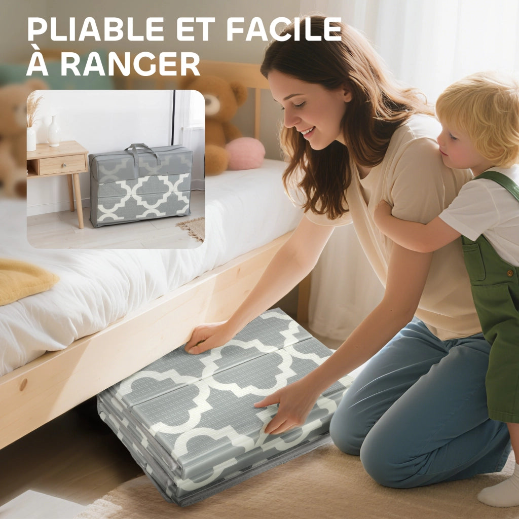 Tappeto da gioco per bambini ¨C Minimal ¨C 202x180.5x1 cm multicolore