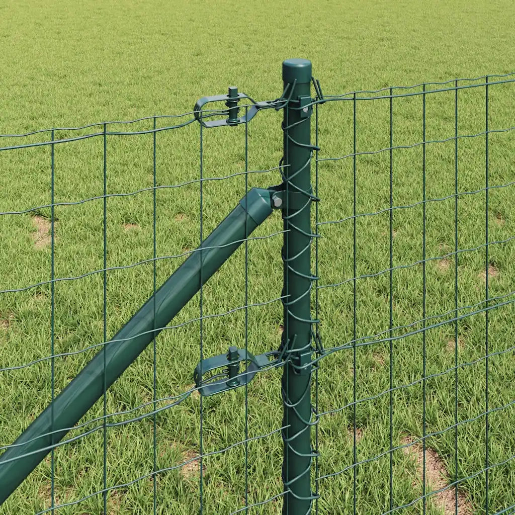Recinzione con Posto Verde 0,6 x 25 m Acciaio e PVC