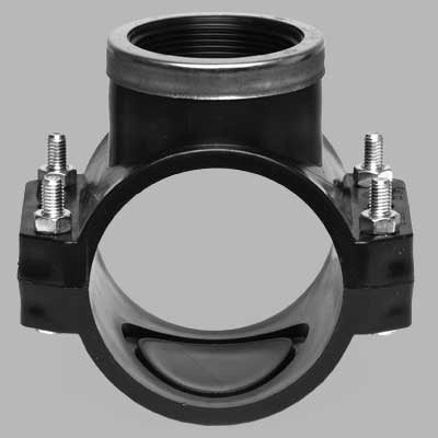 PRESA STAFFA CON RINFORZO E GUARNIZIONE PIATTA BULLONI INOX PN 10  63 x 1     UNIDELTA