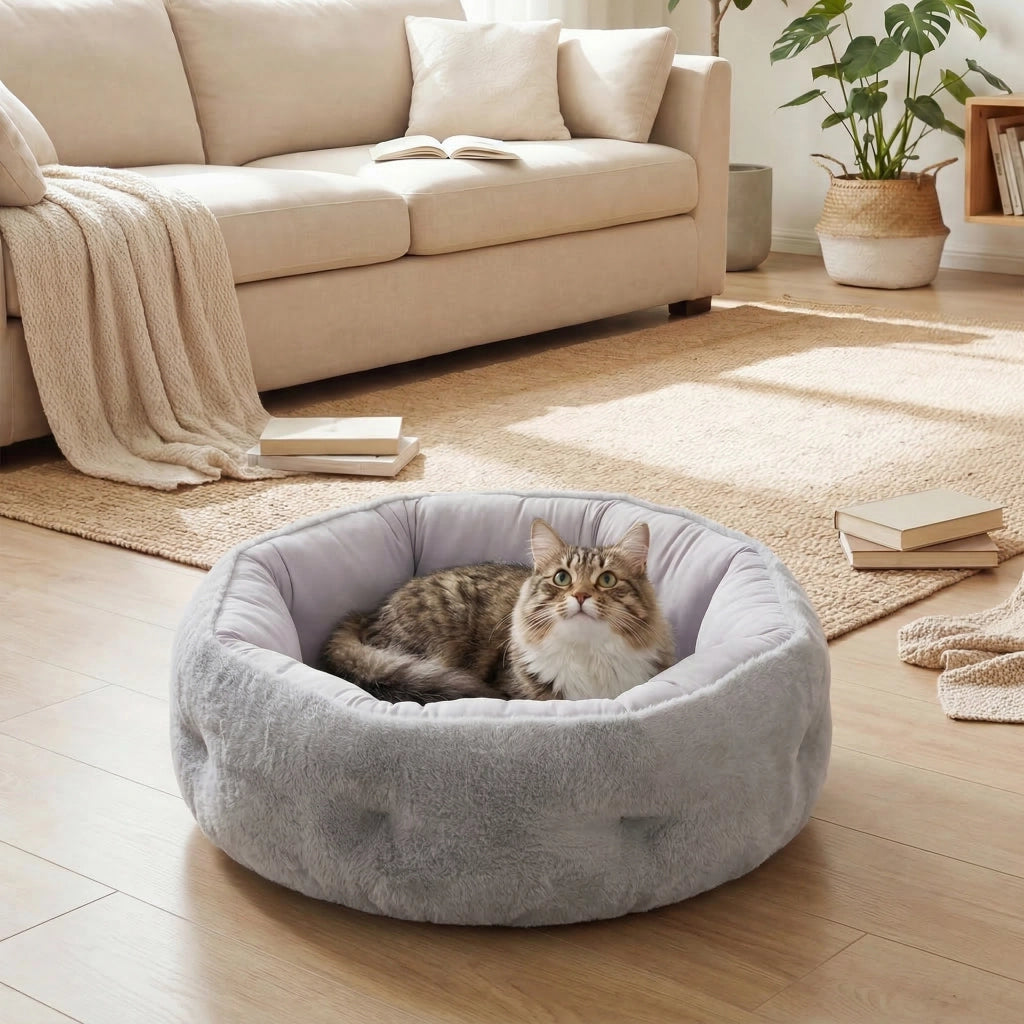Letto per Gatti e Cani ¨C Minimal ¨C Grigio