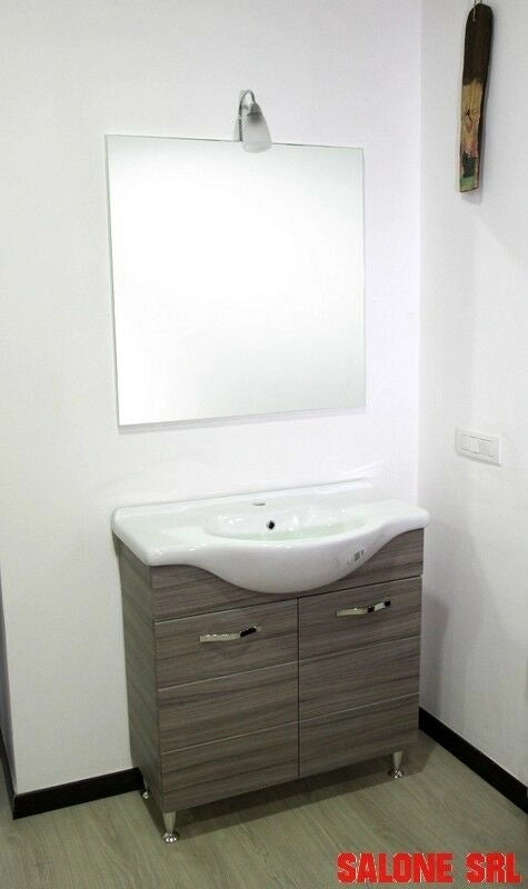 MOBILE BAGNO ANTONELLA CON LAVABO SPECCHIO E Illuminazione PALISSANDRO FRASSINATO