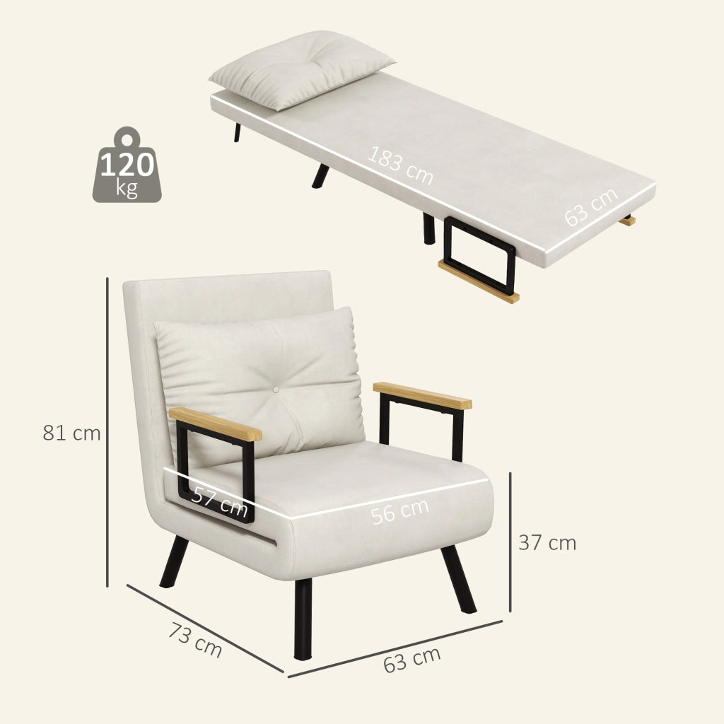 Poltrona Relax ¨C Zephmum ¨C Tessuto Cremewei?