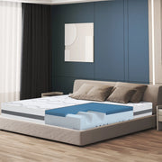 Materasso in Memory Foam Matrimoniale Francese 145x190 Altezza 22 cm | Rigidità media/alta | Tessuto Anallergico e Traspirante | Proprieta' Ortopediche Automodellanti | Prodotto in Italia