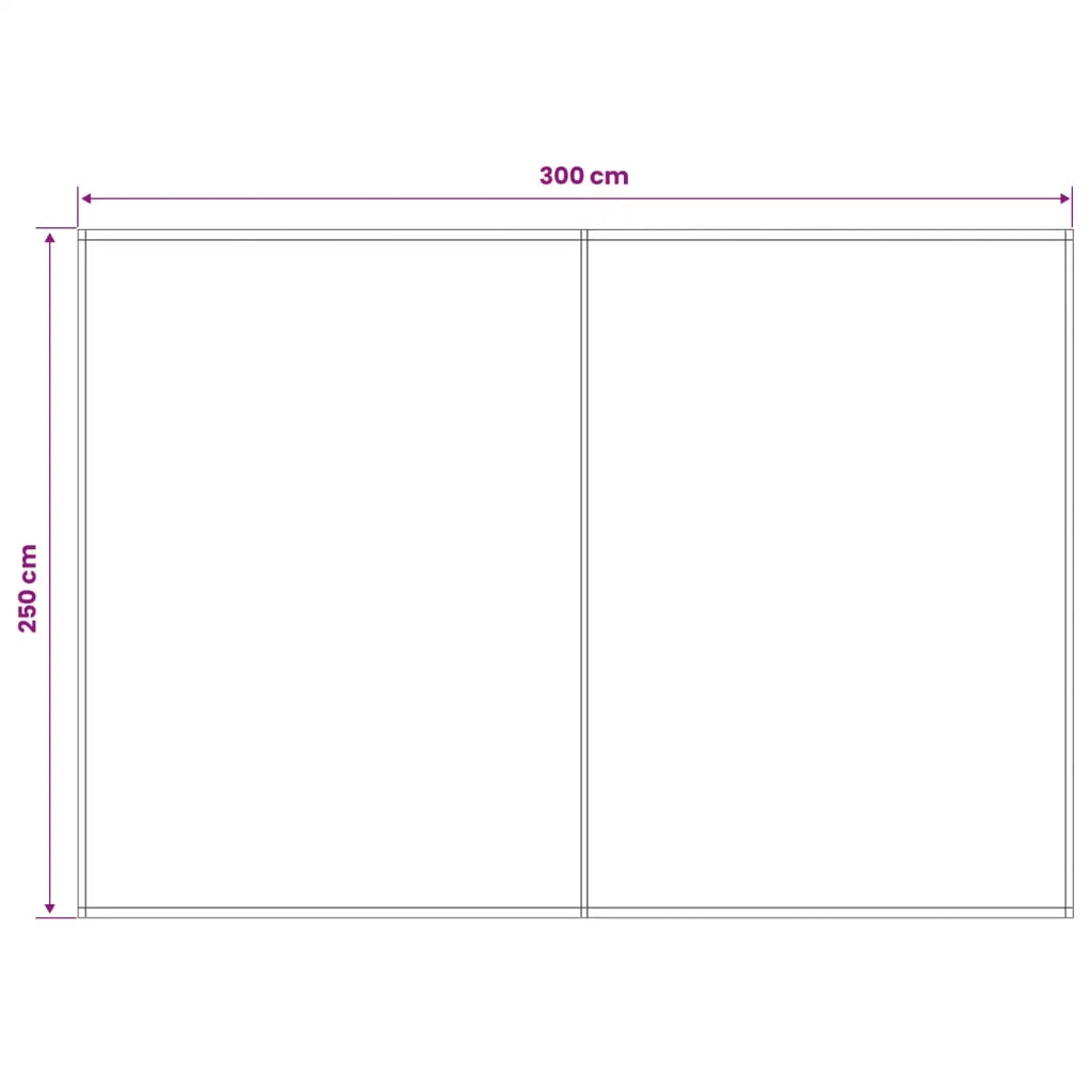Telo di ricambio per tenda da sole Blu e Bianco 300 x 250 cm 3444181