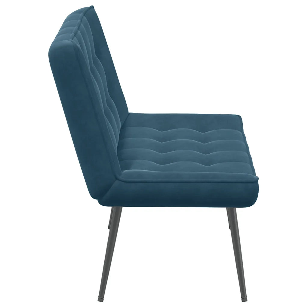 Panca Blu 110x74x84 cm in Velluto CFW7299986