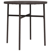 Tavolino da Giardino | Tavolino da T¨¨ Marrone 45 cm in Polyrattan