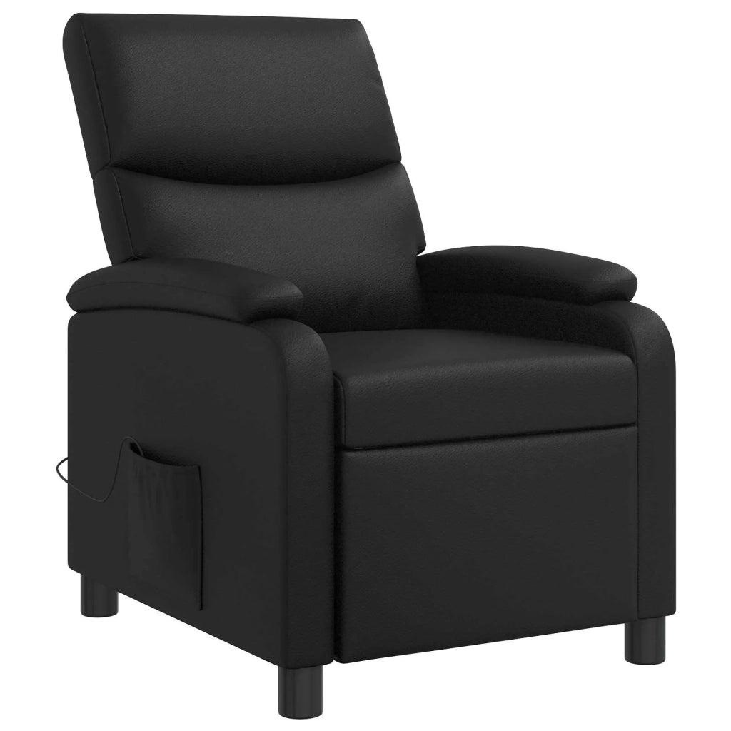 Poltrona Massaggiante Nero Similpelle 42035001