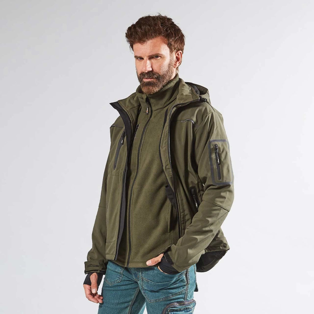 U-Power GIACCA SOFTSHELL SPACE Col. Verde  Mis.  L