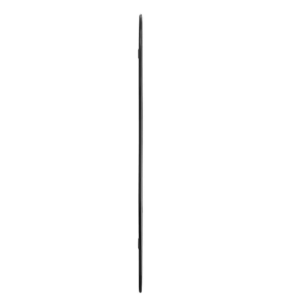 Specchio da Parete Nero 70x30 cm 348265