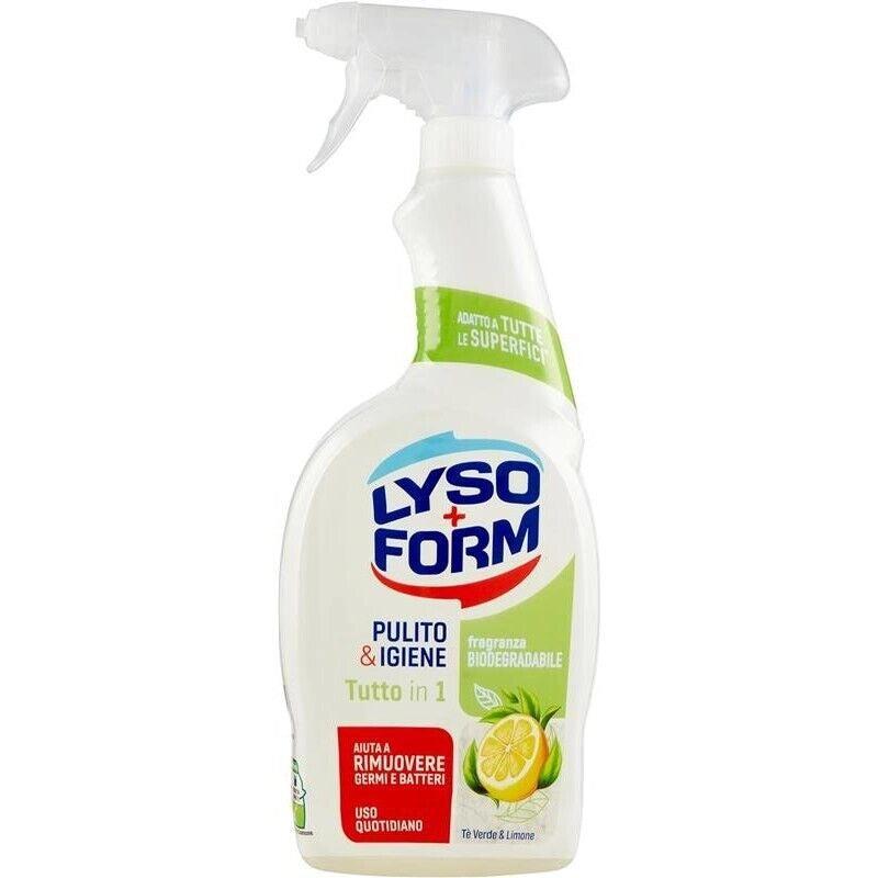 LYSOFORM SPRAY TUTTO IN 1 PULITO E IGIENE TE VERDE LIMONE 700 ML