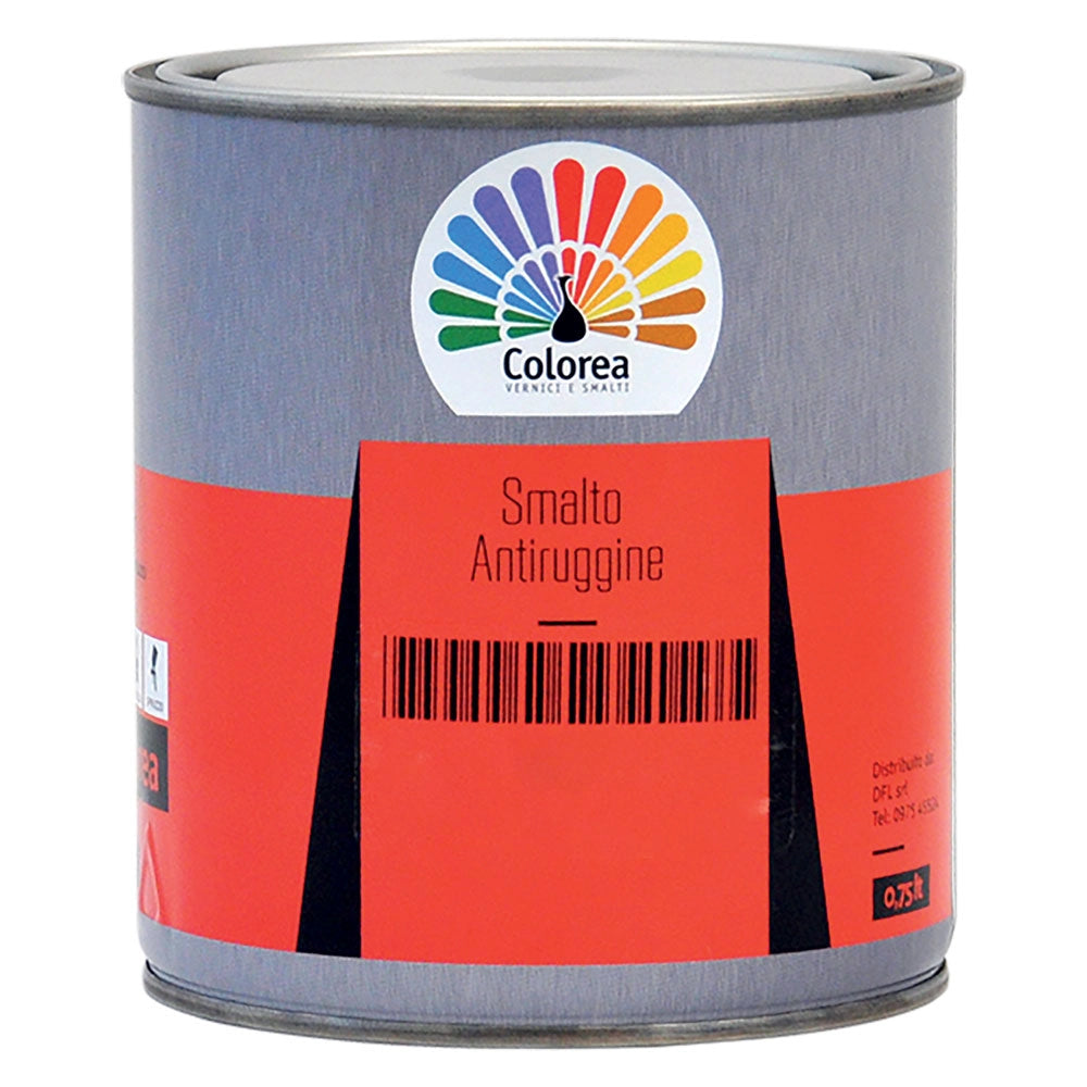 Smalto Antiruggine Colorea Nero Opaco 2 Pezzi 2,5 Lt