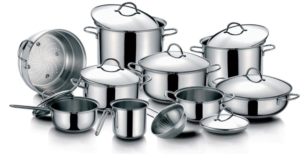 Barazzoni 266101022 Bonita Pentola Acciaio Inox 22 cm Capacita' 6 L Adatta a Tutte le Fonti di Calore incluso Induzione colore Acciaio Inox
