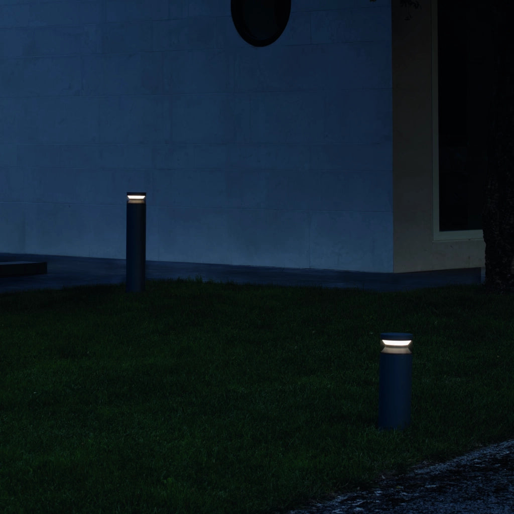 Lampada Da Terra Per Esterno Boeing 1 Luce Led 14W Coffee Ip65