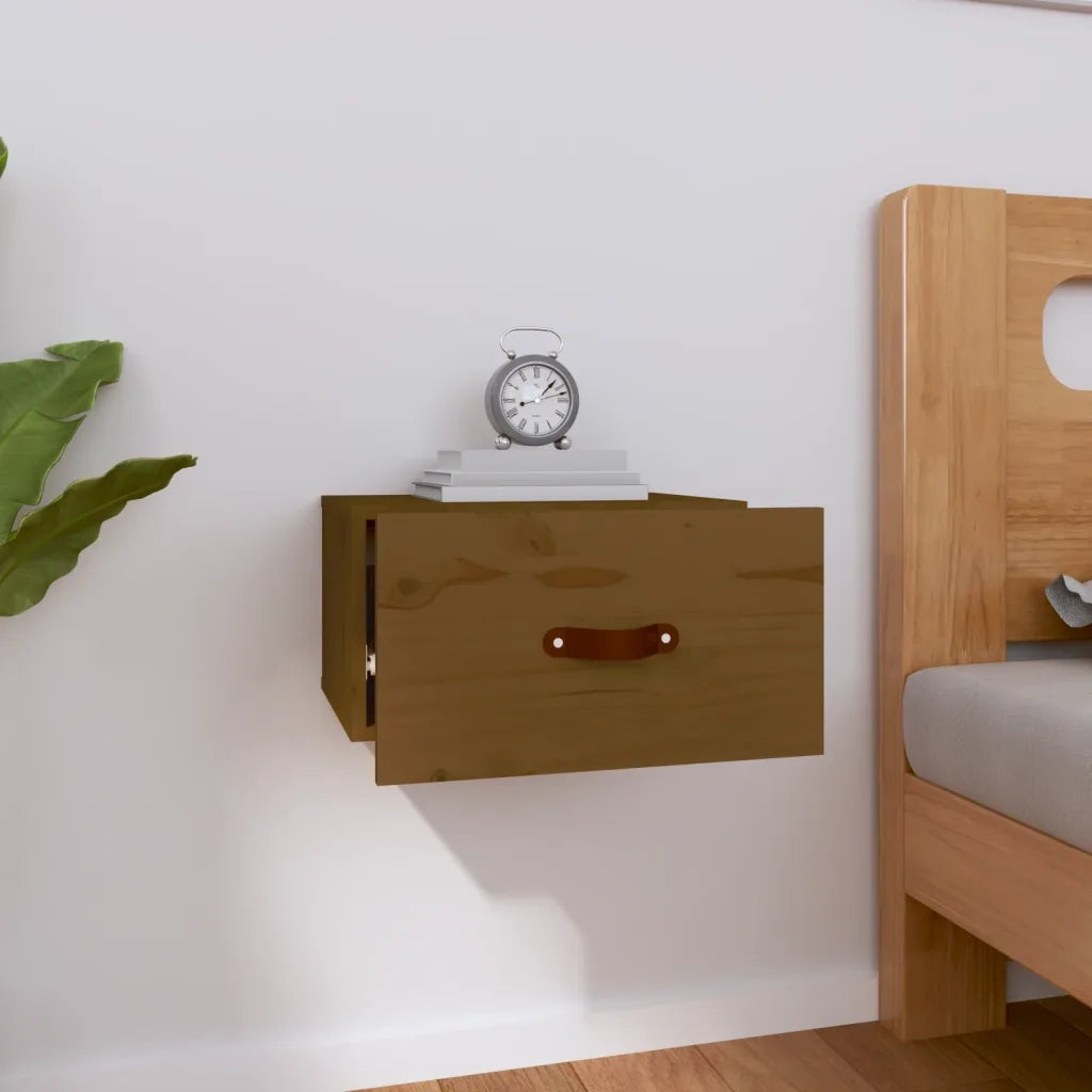 Comodino a Muro ambra 40x29,5x22 cm 820992