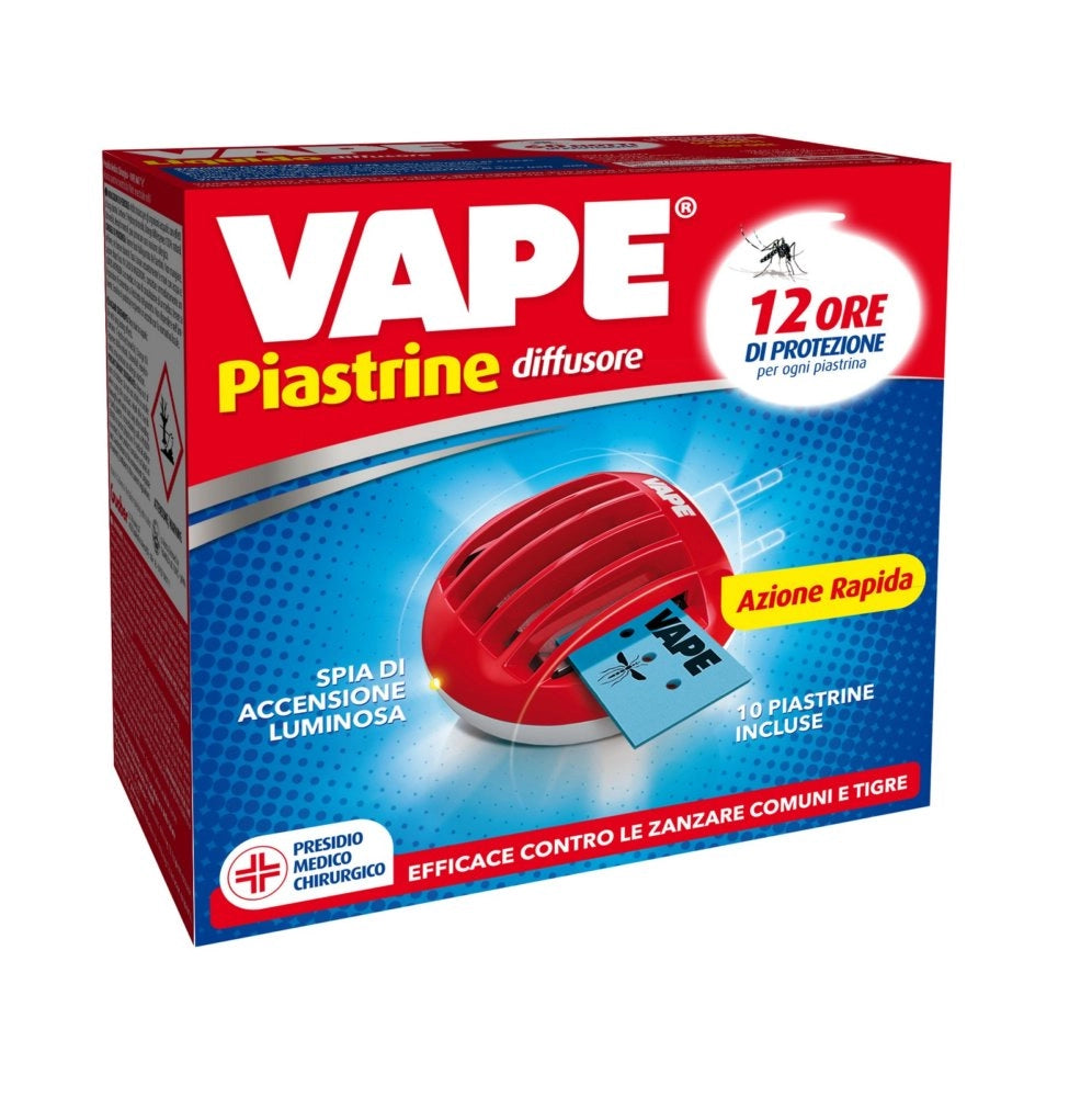 12pz vape elettroemanatore+10 piastrine cod:ferx.29112