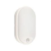 Plafoniera led bianca ovale 14watt sensore di movimento luce naturale 4000k