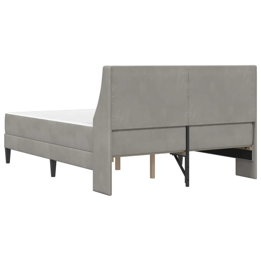 Struttura letto con materasso Grigio chiaro 140 x 200 cm 3414801