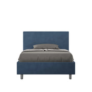 Letto 1 Piazza e Mezzo 120x210 cm con Rete Adele Blu