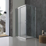 Box doccia 80x120 rettangolare cristallo