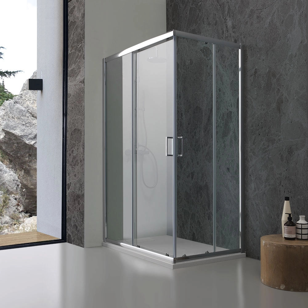 Box doccia 80x120 rettangolare cristallo