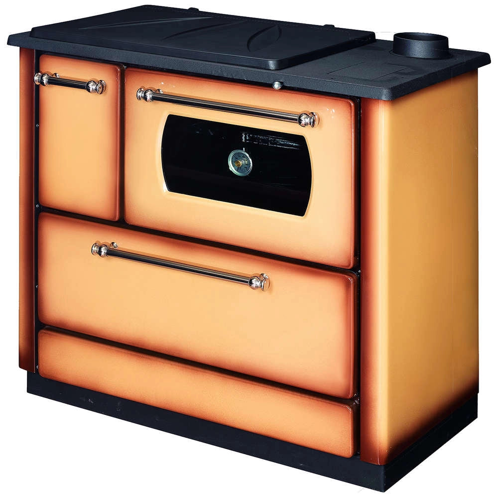 Cucina Stufa a legna K-Line Popular Colore: Cappuccino