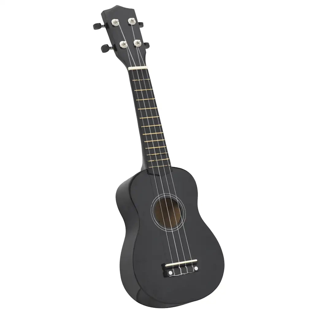Set Ukulele Soprano con Borsa per Bambini Nera 23" 70152