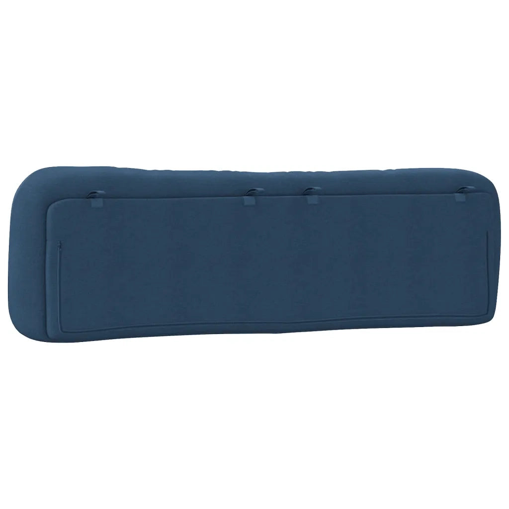 Cuscino Testiera Hvar Blu 180 cm in Tessuto 374606