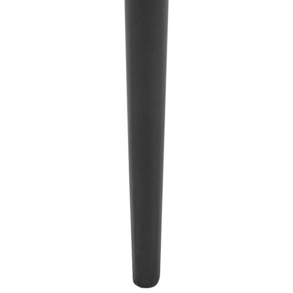 Set di 2 sedie da pranzo in tessuto verde scuro imbottito con gambe nere Stile retrò Mobili per il soggiorno