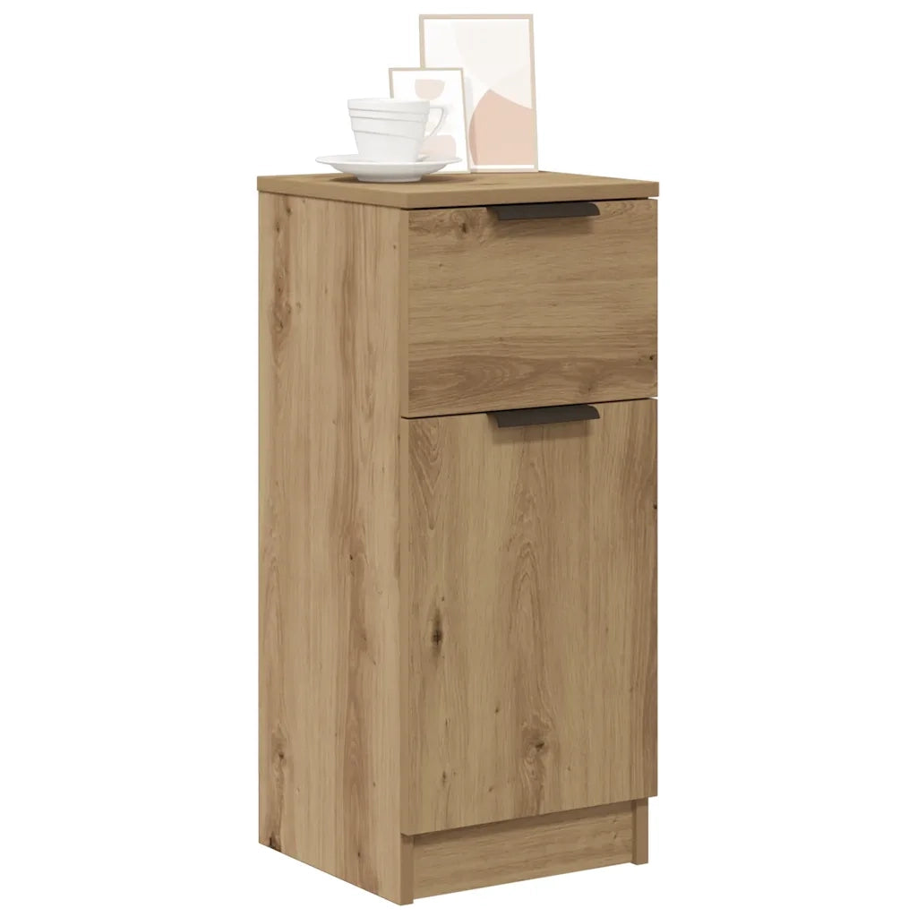 Credenza-Buffet-Armadio da cucina Rovere Artigianale 30x30x70 cm in Legno Multistrato 608546