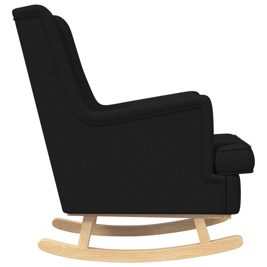 Sedia a dondolo Nero 62 x 80 x 85 cm Tessuto 42029964