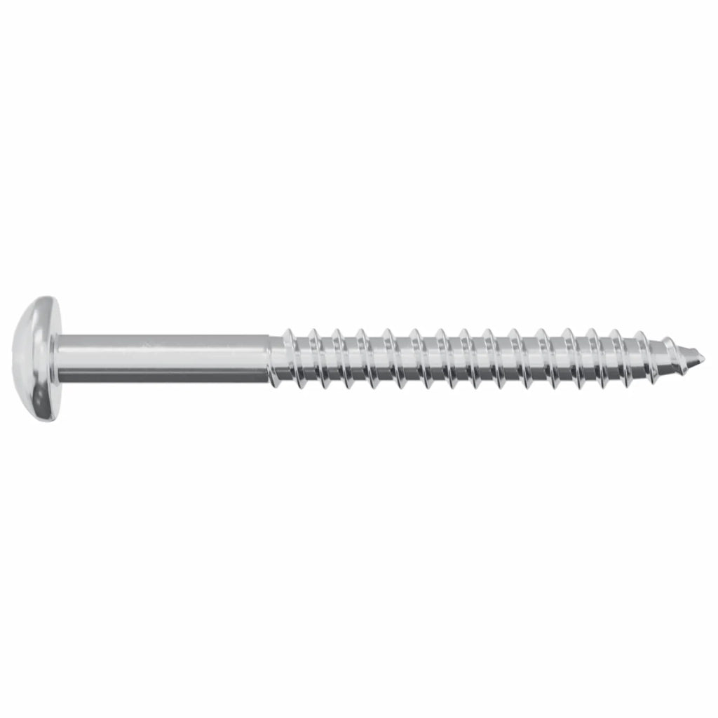 Vite in Legno 3273 pz Argento 9,8 x 53 mm Acciaio CFW4656070