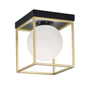 LAMPADARIO DA SOFFITTO STILE MINIMALISTA SFERA VETRO CON ATTACCO LAMPADINE G9