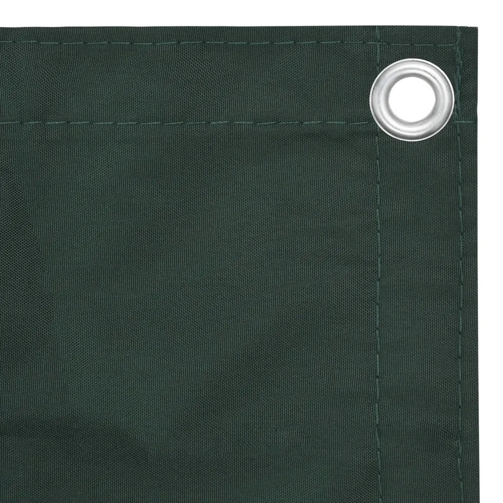 Schermo da balcone | Paravento da Balcone Verde Scuro 120x300 cm Tessuto Oxford