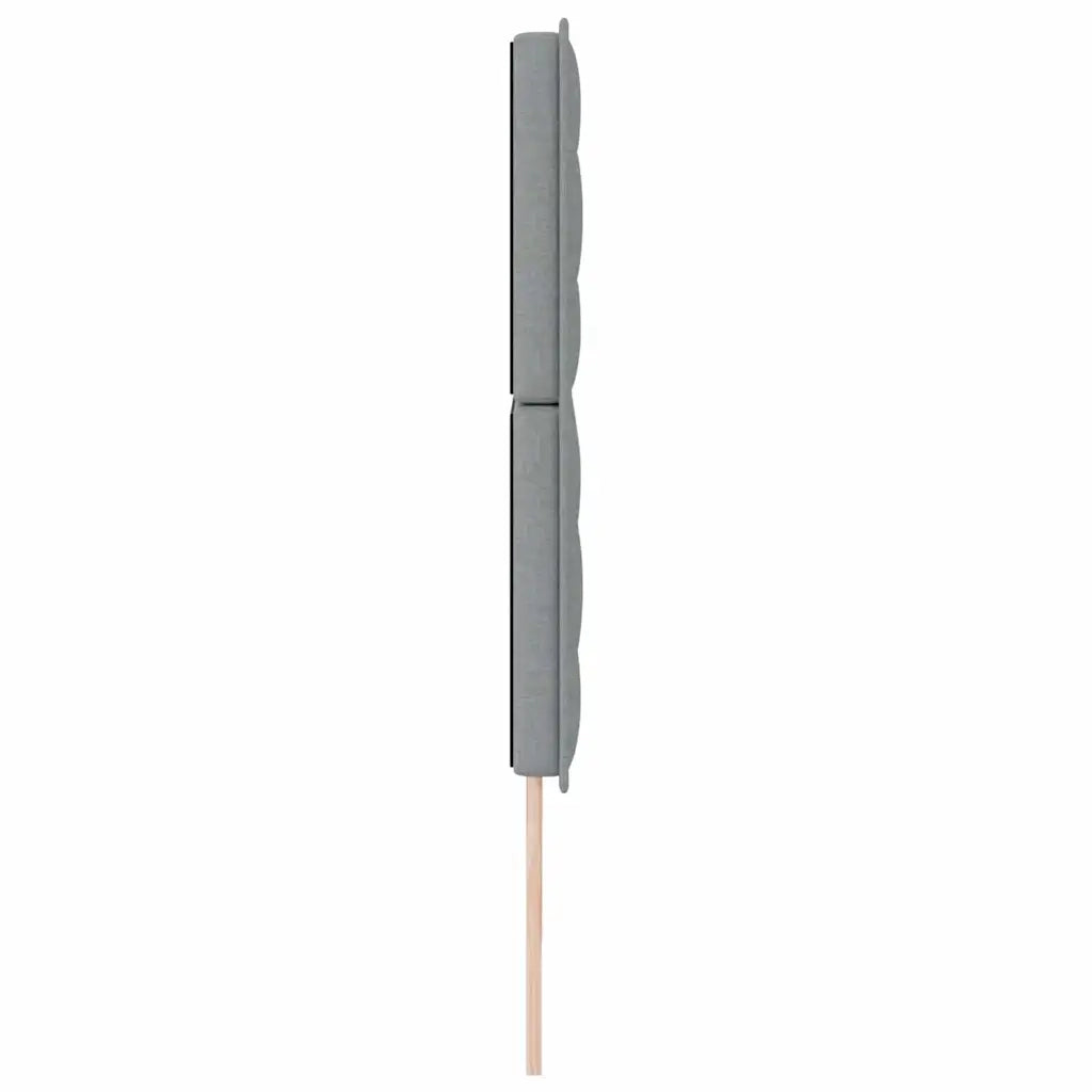 Testiera LED con strisce LED Grigio chiaro 180 cm Tessuto 3338300