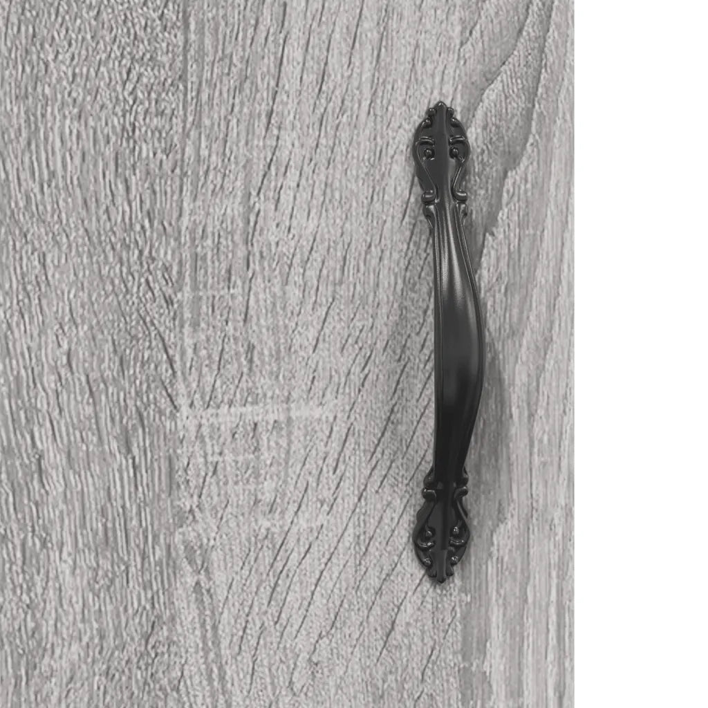 Mobile Pensile Grigio Sonoma 60x31x60 cm in Legno Multistrato 829962