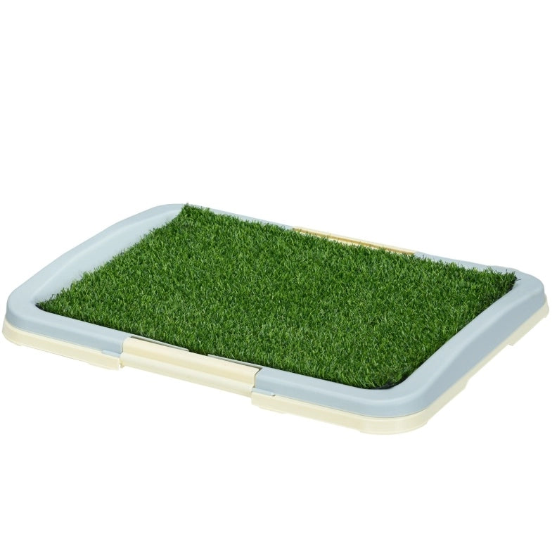 Toilette per cani 63x48,5x6 cm in plastica verde riutilizzabile per cuccioli –