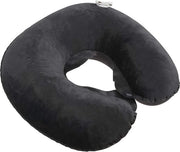 Cuscino di viaggio gonfiabile nero - 36 cm