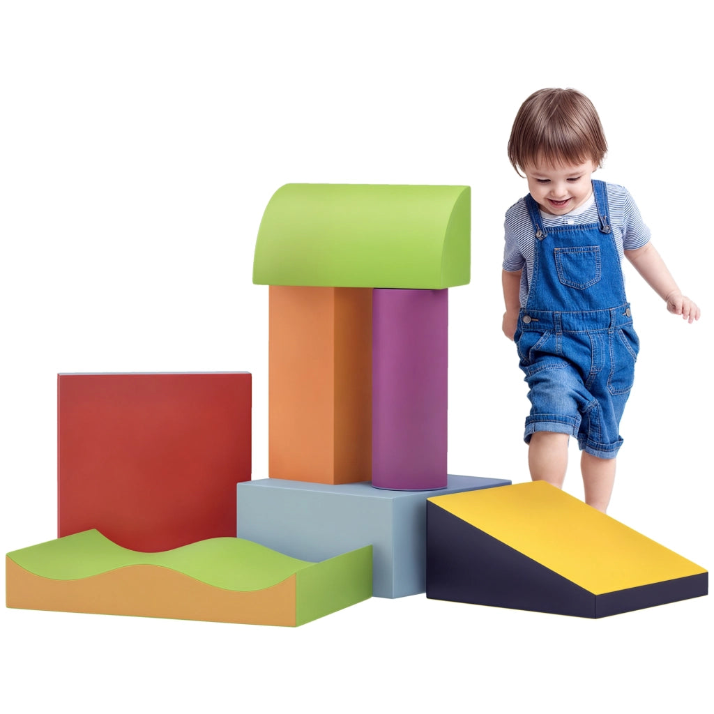 Set Moduli Motricit¨¤ 7 Pezzi ¨C Xylo ¨C Schiuma EPE Multicolore per Bambini