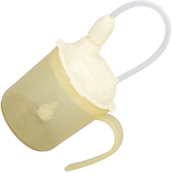 Tazza per bevi da 300ml - Tazza con cannuccio - Tazza riciclabile - Resistente al calore fino a 100℃ - Facile da pulire - Adatta per anziani e persone con disabilità