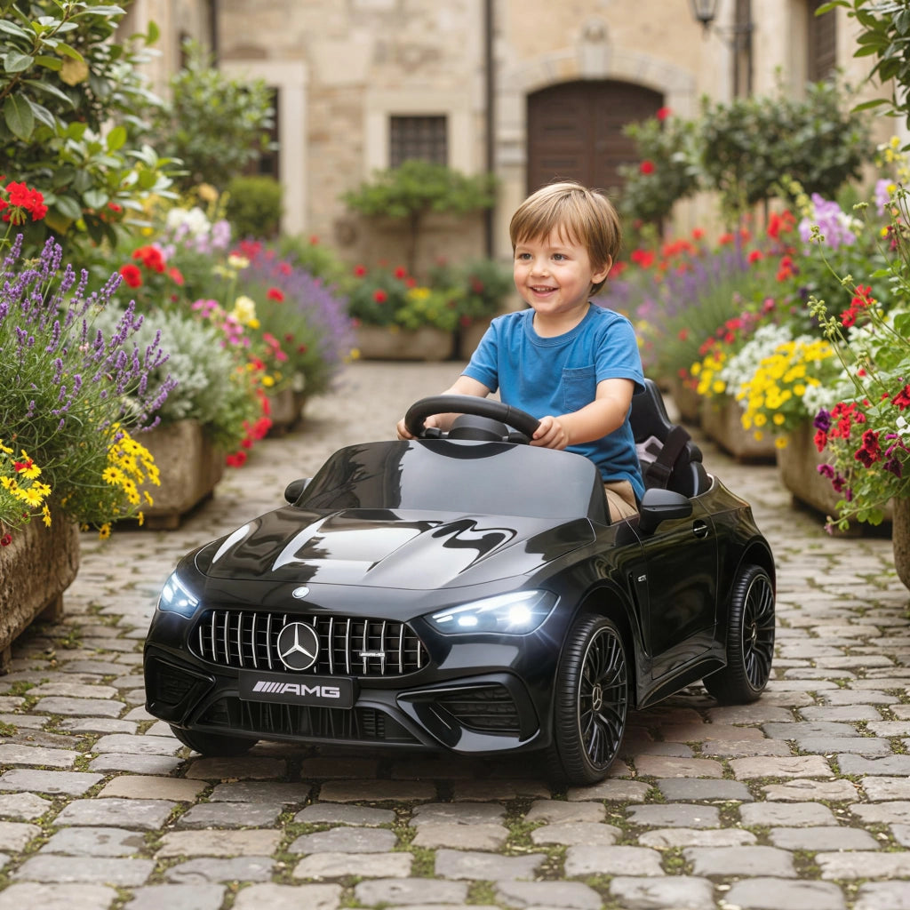 Auto elettrica per bambini Mercedes AMG ¨C Minimal ¨C 99x55x43 cm nero