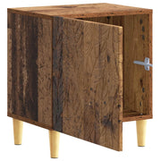 Comodino | Armadio da Notte | Mobiletto da notte Legno antico 43 x 34,5 x 50 cm Legno ingegnerizzato