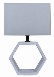 Lampada da tavolo Candellux Vidal 41-68552 bianca E27