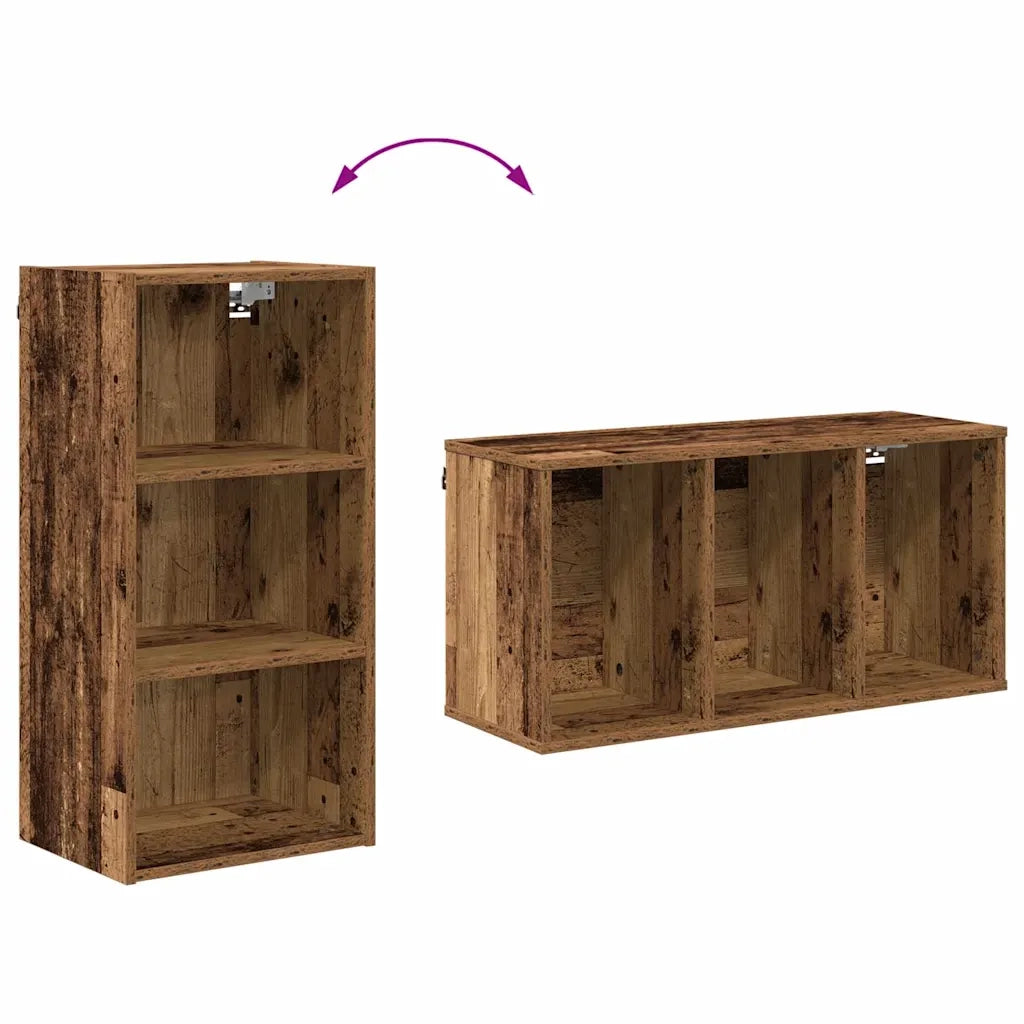 Armadio pensile Legno vecchio 40 x 29,5 x 80 cm 884448