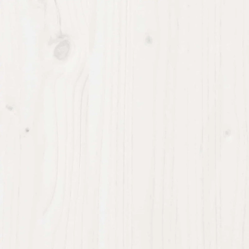 panchina Bianco 110 x 35 x 45 cm Pino massello 892774