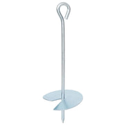 Ancora per Terra 2 pcs Argento Ø10 x 30 cm Metallo Galvanizzato 42052416
