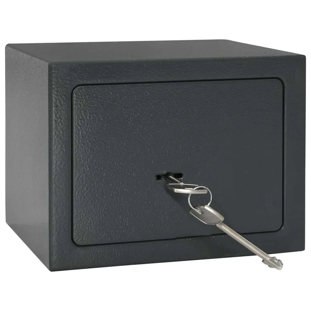 Cassaforte con blocco Grigio scuro 23 x 17 x 17 cm Acciaio 42011313