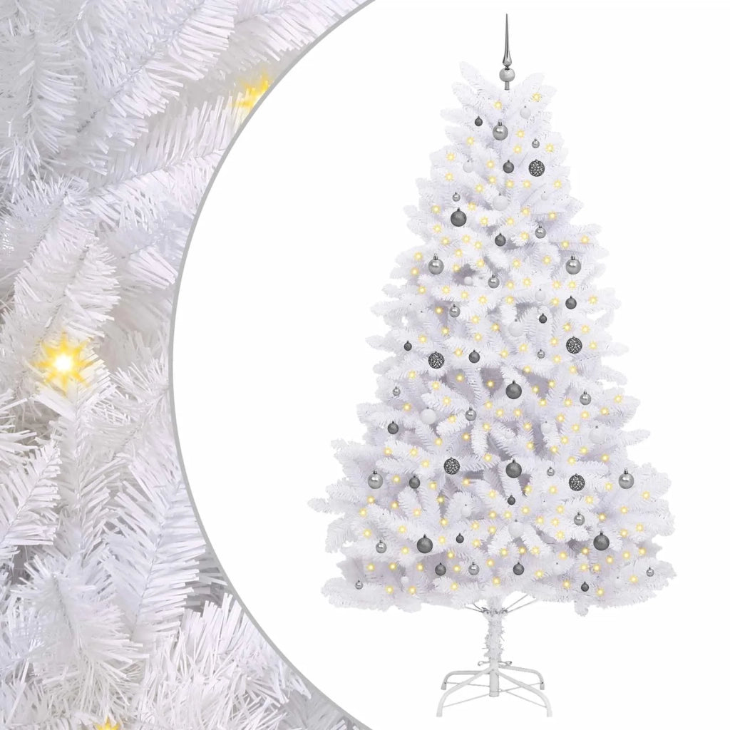 Albero di Natale artificiale Bianco 128 x 128 x 270 cm