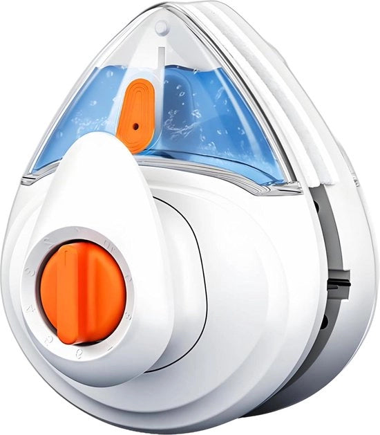 Pulitore magnete per finestre - Apparecchio per pulire finestre a tre lati a doppia faccia con maniglia di sicurezza - 10 livelli di regolazione - 25 m - Alta efficienza