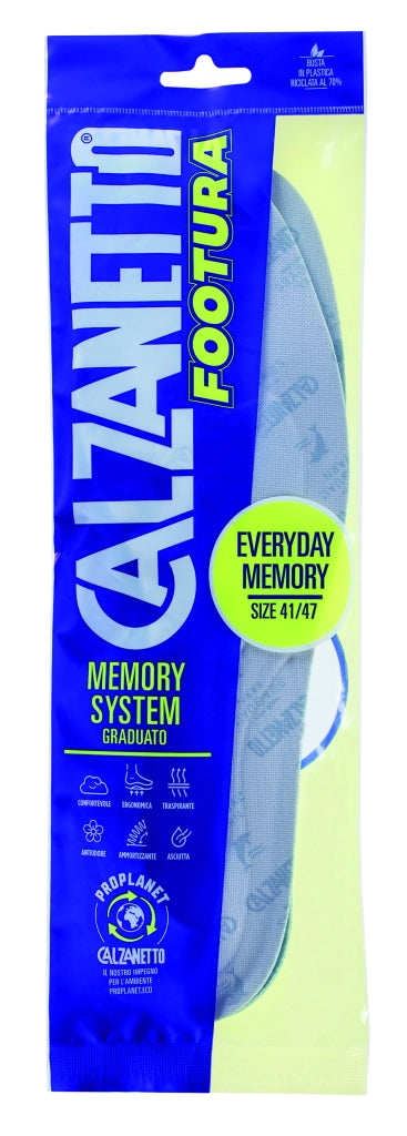 Calzanetto SOLETTE EVERYDAY MEMORY SYSTEM UOMO  Mis. 41-47