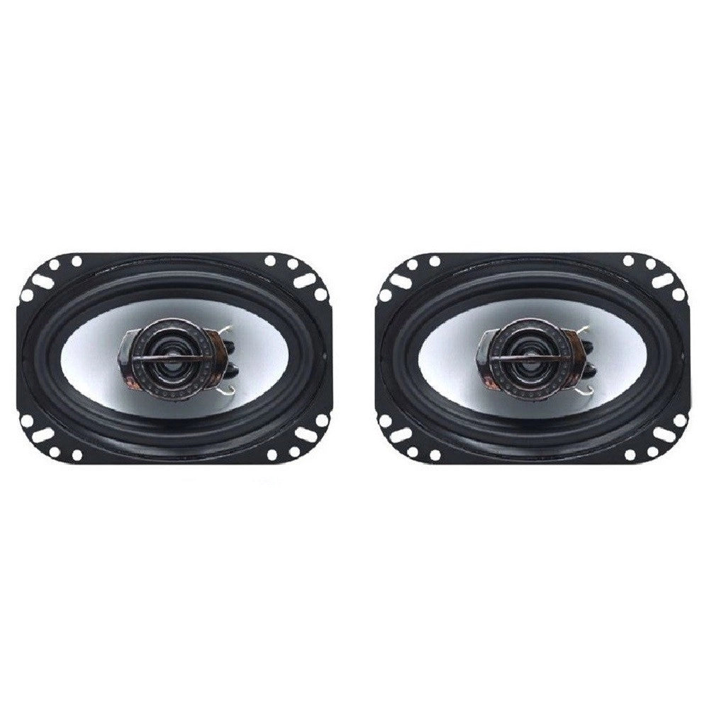 Trade Shop - Casse Per Auto 300w 2 Vie 4x6 Coppia Altoparlanti Coassiali Stereo Maxtech Sp-4x6-300w -